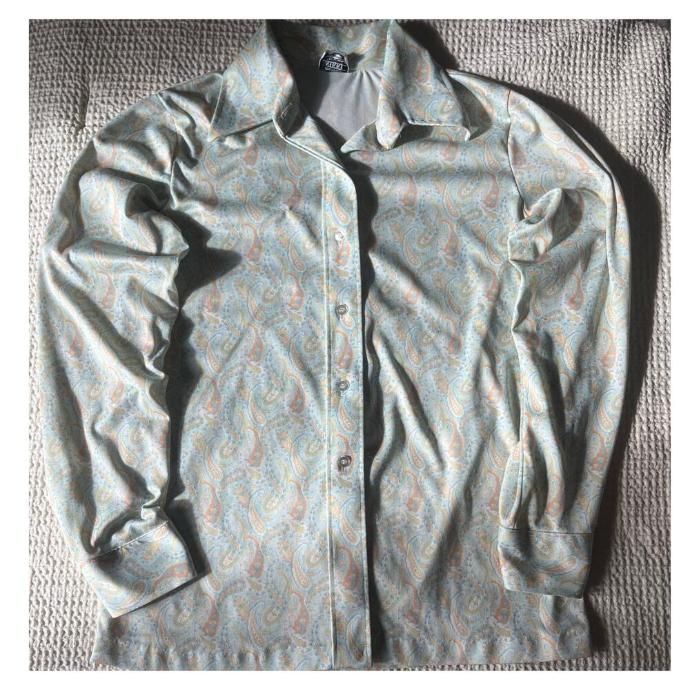 Vintage 1970s Paisley Shirt
